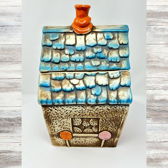 Vintage Japanese Elf Mogi House Cookie Jar 1950's - Picture 4 of 10